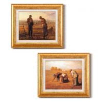 ミレー名画額F6金 1728040・落穂拾い 13,070円