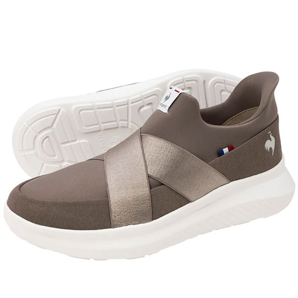 Le coq sportif ルコック スポルティフ LCS マルヌ ダブルベルトスリッポン SI ハンズフリー シューズ LU5SSN21LZ-GYWH レディース