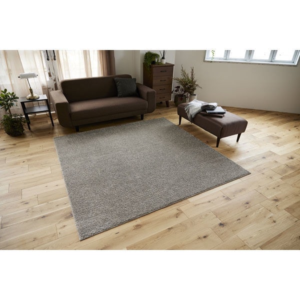 スミノエ 13476157 190190cm GRJ 洗える ラグ ルフレ 190190cm グレージュ メーカー直送