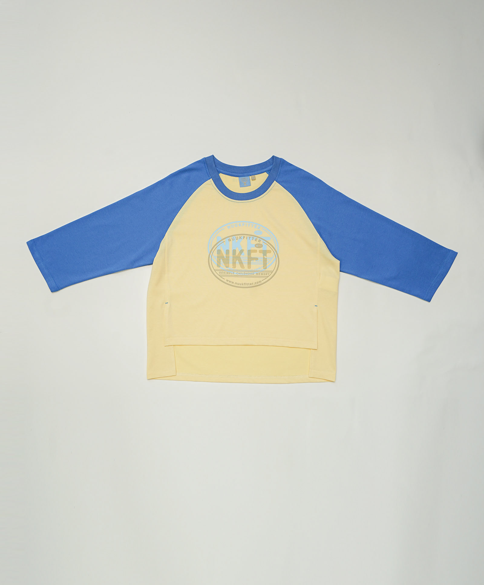 NKFT RAGLAN T-SHIRT_WOMEN [BLUE]