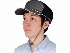 キヨタ おでかけヘッドガード メッシュキャップタイプ反射材付 グレー M KM-1000U