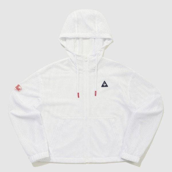 ジャケット NQJ QQ222SJK65-OWT 女性ルーズフィットカバーアップメッシュジャケット / OFF-WHITE