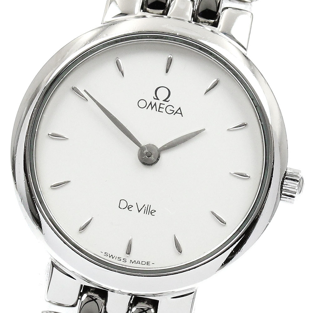 オメガ OMEGA デビル プレステージ クォーツ レディース _900590【中古】