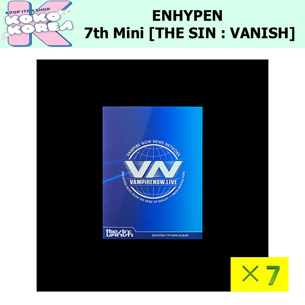 7枚買ってお得 Weverse Albums ver ENHYPEN 7th Mini Album [THE SIN : VANISH]