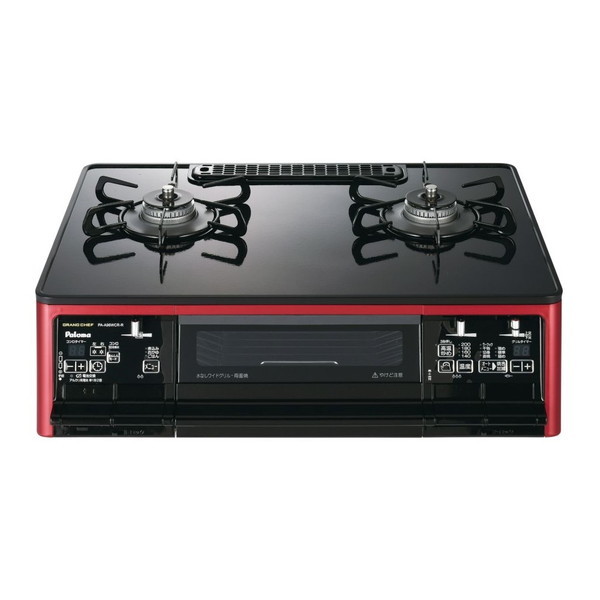 ガスコンロ プロパンガス 2口 左強火力 59cm PA-A98WCR-L-LP GRANDCHEFPREMIUM