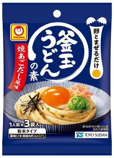 マルちゃん 釜玉うどんの素 焼あごだし風味 3袋入 18.9G×48個