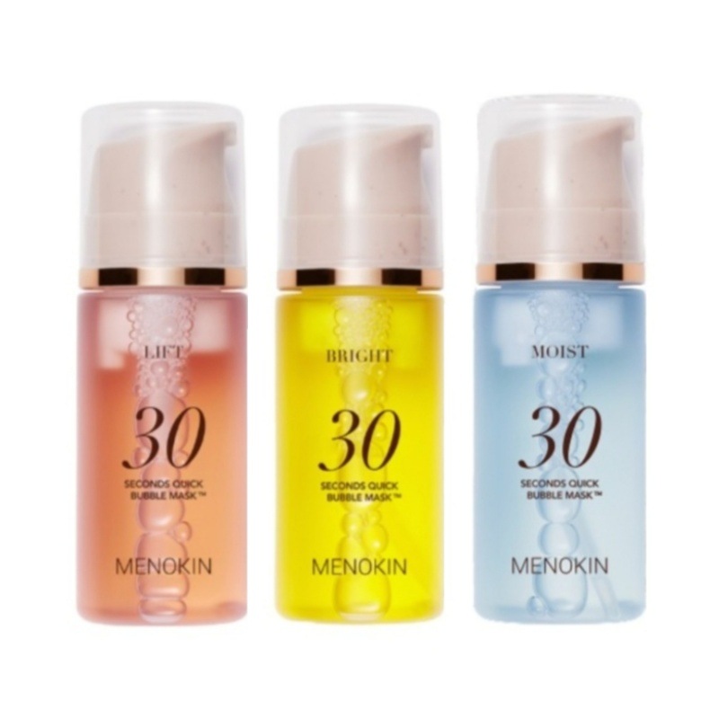 30秒 クイック水分物光バブルマスクパック95ml 3種 セット(モイスト+ブライト+リフト)