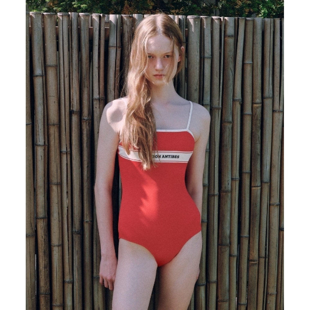 デプンドアンチベントロゴスイムスーツ [レッド]