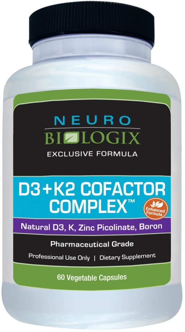 [アメリカ無料直送] [プレミアム商品][満足度上位]ビタミンD3+K2補因子複合体(10000 I