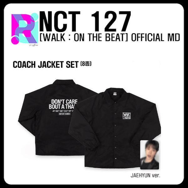 NCT127 walk MD COACH JACKET 新品未使用 NCT127 walk MD COACH JACKET 新品未使用