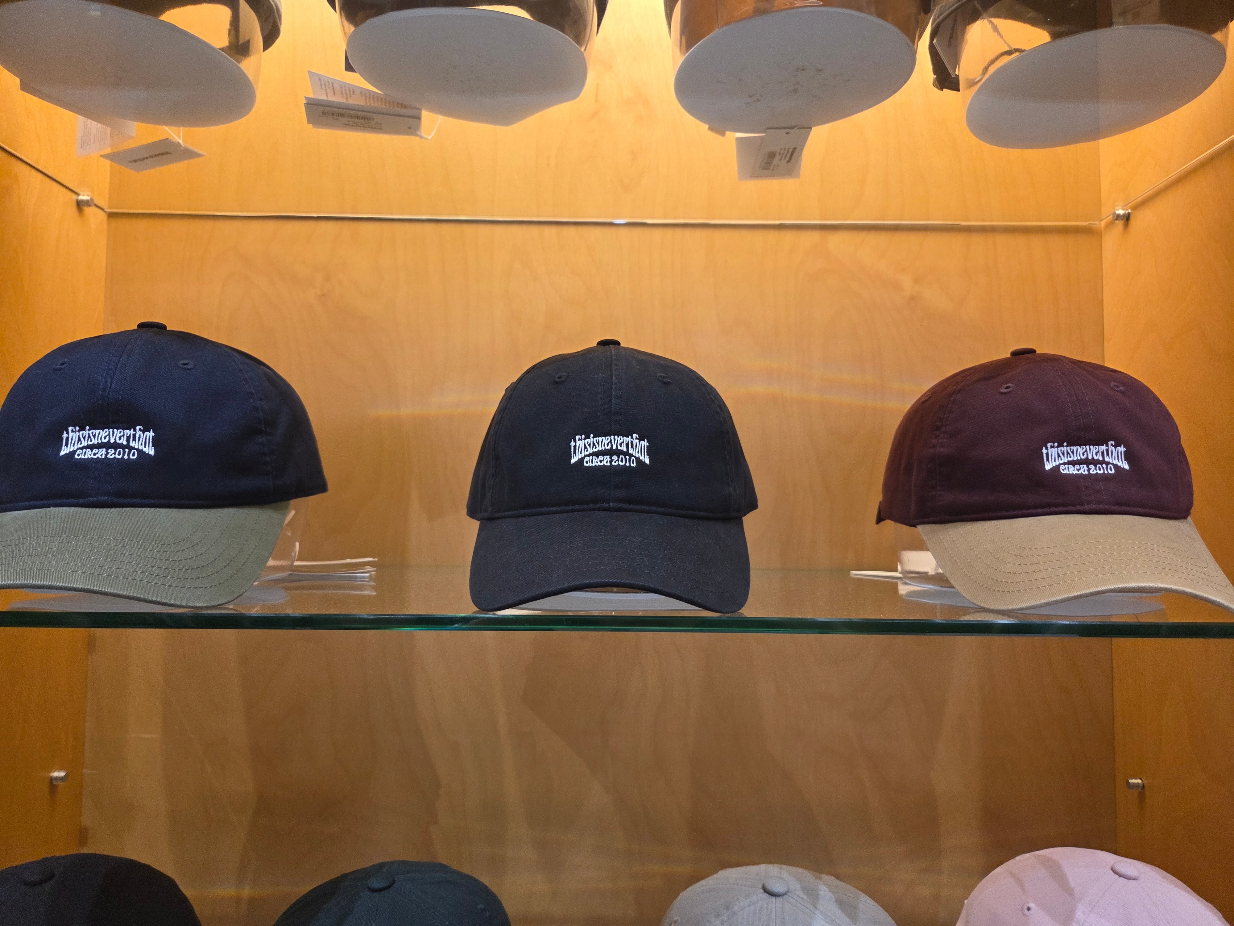 【THISISNEVERTHAT】 25FW SMALL RS-LOGO CAP : 3COLORS
