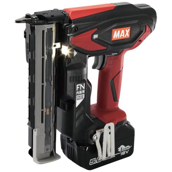 充電式フィニッシュネイラセット 5.0Ah TJ35FN3BC1850A 35mmフィニッシュネイル 強力スプリング 低反動 電池パック充電器ケース付