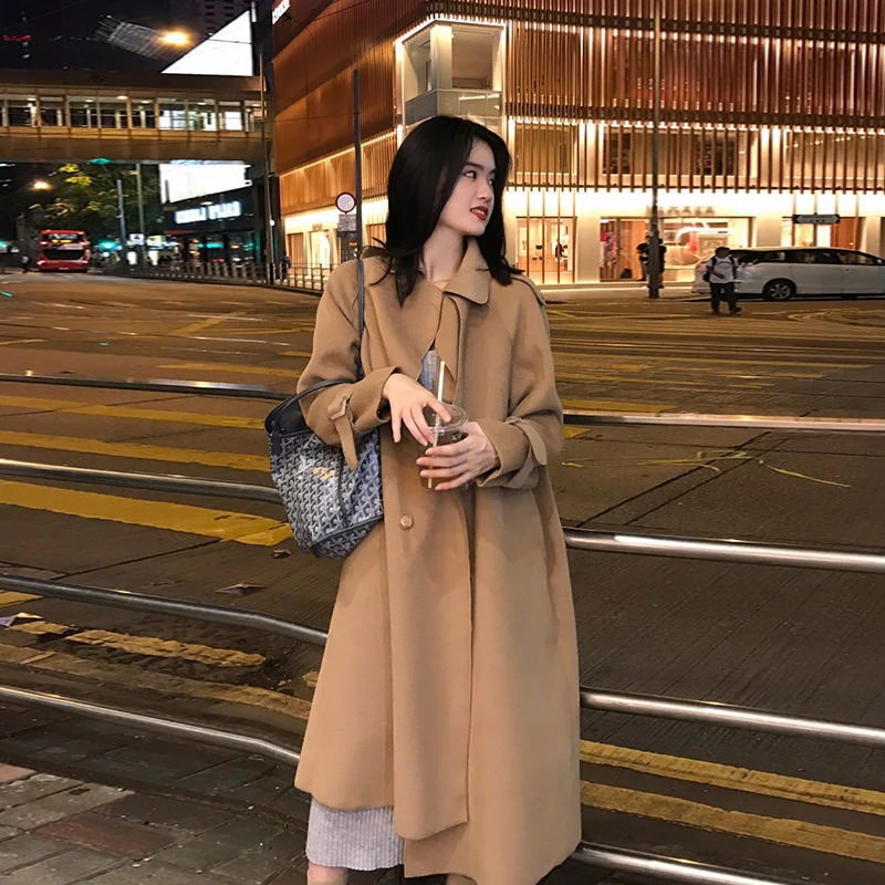 新作セール チェスターコート ロングコート レディース 冬 ロング丈 ジャケット アウター トップス オーバーサイズ コート 長袖 あったか 厚手 可愛い お洒落