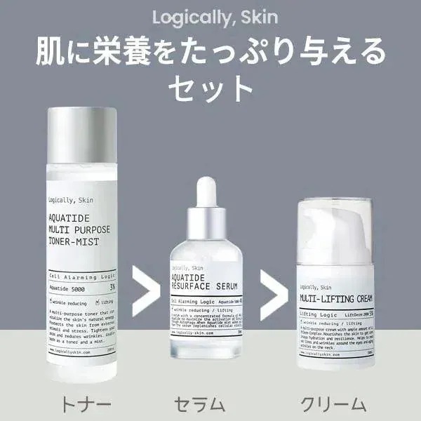 再入荷 - 大人気 - アクアタイド トナー + セラム + クリーム 3種セット - スキンケアセット - 韓国コスメ - 2営業日以内(土日祝除く)に発送 - 正規品