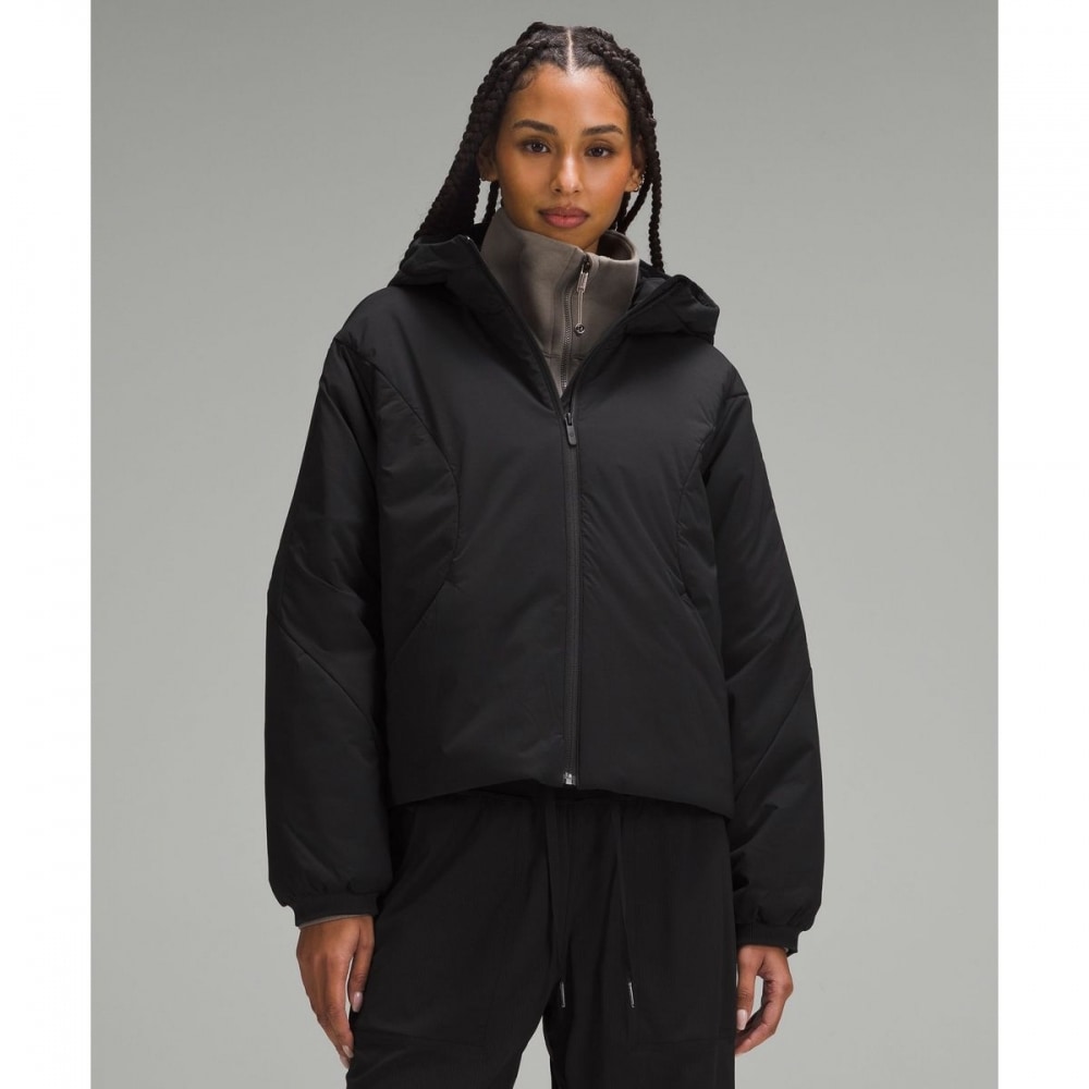 防水断熱フード付きジャケット-BLK