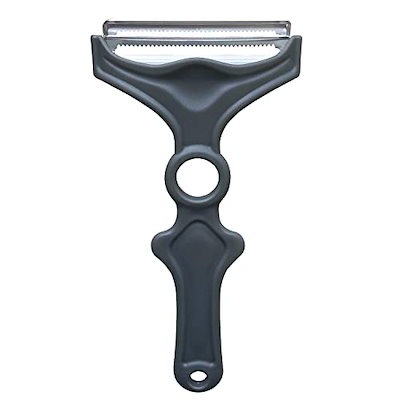 他サイト： ののじ NAKED キャベツピーラー 2枚刃 ダブルグレー CBP-05M ブラックの商品画像