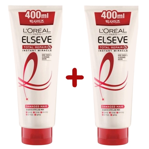 トータルリペア5 インスタントミラクルヘアパック400ml x 2 /Elseve Total Repair5 Instant Miracle HairPack 400ml x 2