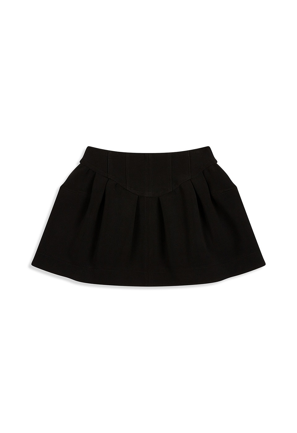 【OPEN Yy】 26SS MINI WIRE SKIRT : BLACK