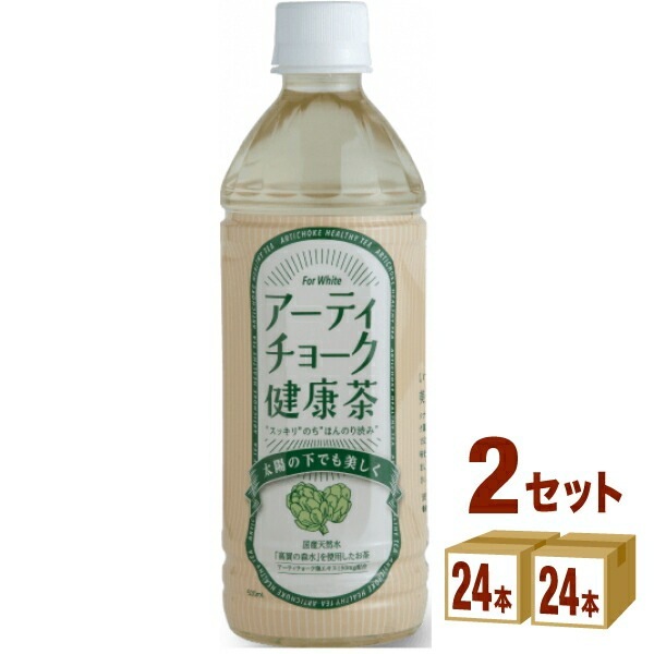 奥長良川名水 アーティチョーク 健康茶 500ml 2ケース (48本) 飲料 水