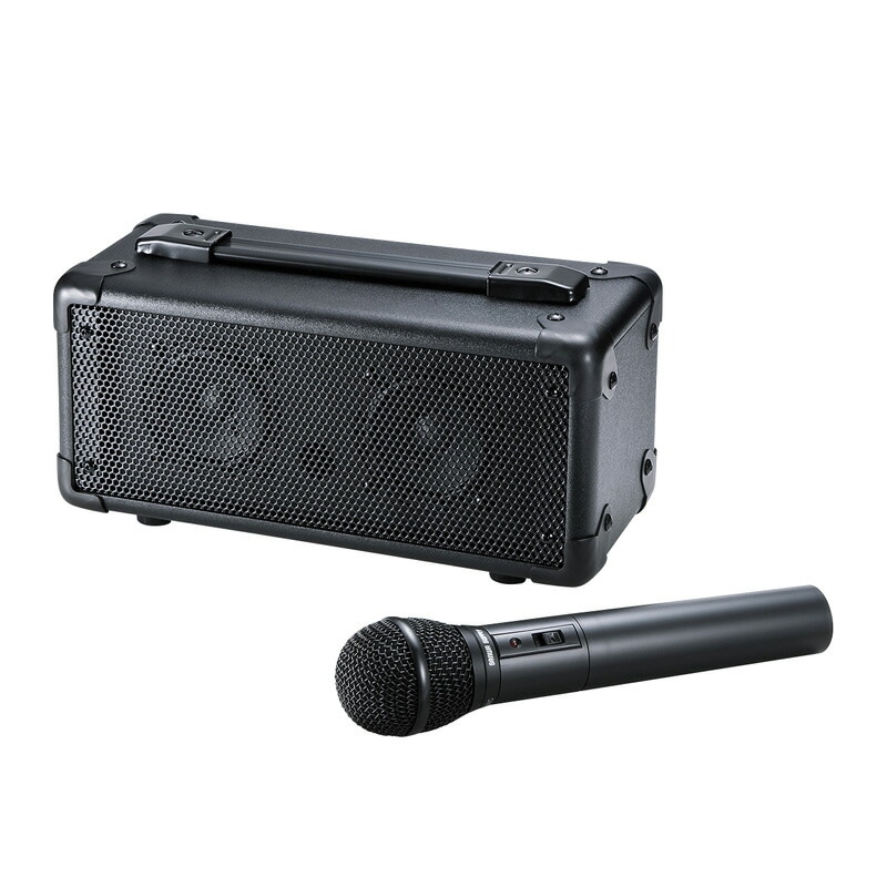 ワイヤレスマイク付き拡声器スピーカー MM-SPAMP4