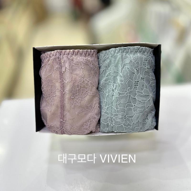 アイラッシュジャカードレースヘムパンティー2種セット BP1970P_DG