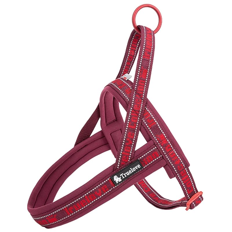 cocomall 喉に優しいハーネス 2022最新 TRUE LOVE日本授権店 犬用ハーネス 犬用胴輪 ドッグ ペット用品 ハーネスリード 3M反射材料 訓練 ネオプラン素材 小型犬中型犬大型犬