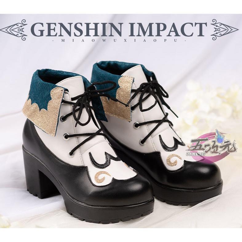 【新品販売 Q10最安値！】 ハロウィン パーティー 仮装　原神　コスプレ　バーバラ　靴　ブーツ