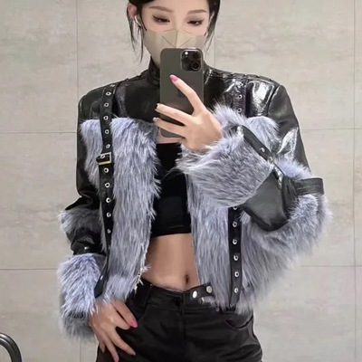 ブルゾン ジャケット秋冬 アウタ プードルファージャケットもこもこプードルボア風ふわふわファーコート9 4,738円