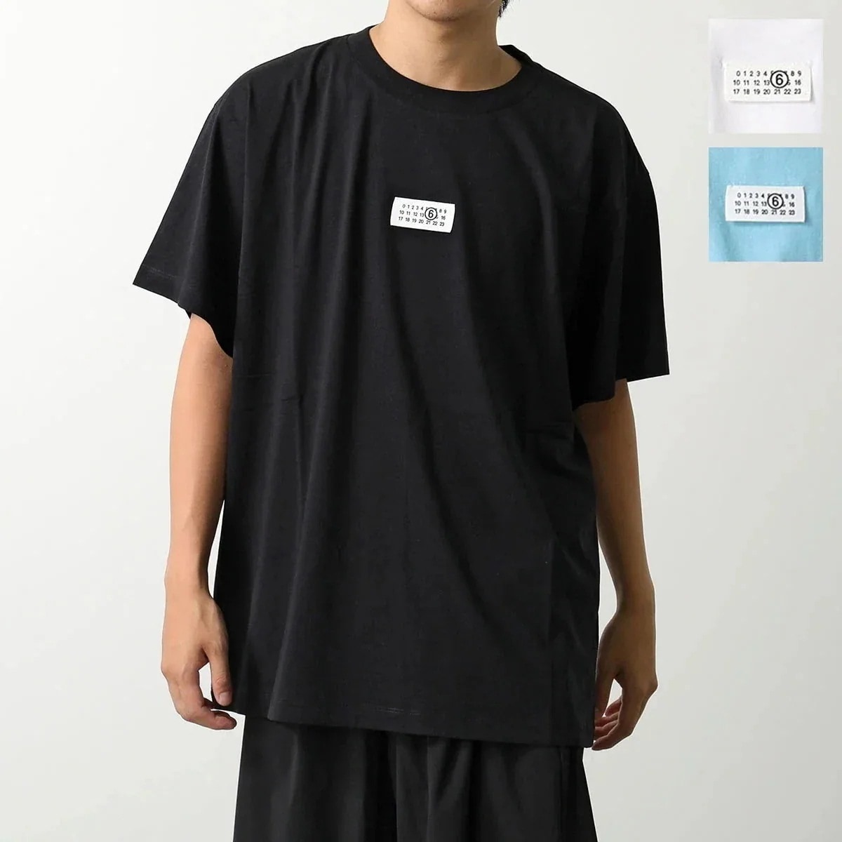 MM6 エムエムシックス メゾンマルジェラ Tシャツ SH0GC0033 S24312 メンズ 半袖 カットソー ナンバリング ロゴT クルーネック カラー3色