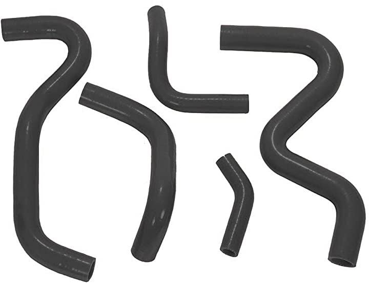 シリコン ラジエターホース キット CBR250FOUR MC14 CBR250R MC17 CBR250RR MC22 ボディー バイク 外装(ブラック)