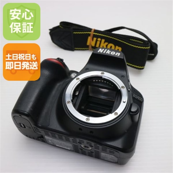 新品同様 D3400 ボディ ブラック 一眼レフ Nikon 190