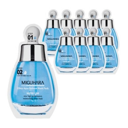 2ステップアクアバランスマスクパック26ml 10枚 (弾力/保湿/栄養供給/肌活力)