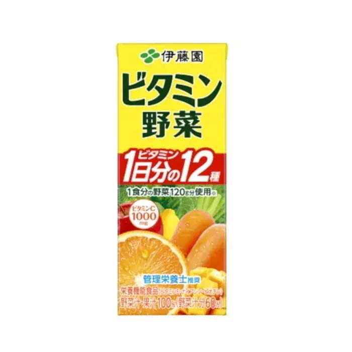 4ケースまとめ買い ビタミン野菜 200ml96本 紙パック
