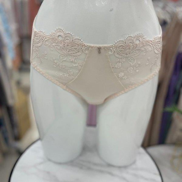 クチュールパッチ刺繍ノーラインシンプルハムパンティー/BP978AP CR