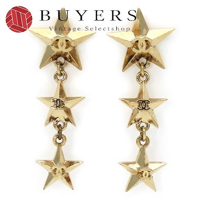 【美品】CHANEL⭐︎トリプルスター⭐︎ココマークピアス⭐︎ Qoo10] CHANEL 中古 ピアス トリプルスター ココマーク : 腕時計