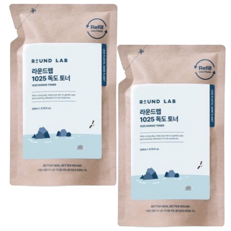 1+1 ランキング1位トナー1025独島トナー 200ml+ 200ml リフィルパック 環境配慮型 詰め替え用プラスチック削減 敏感肌用 保湿ケア 低刺激スキンケア