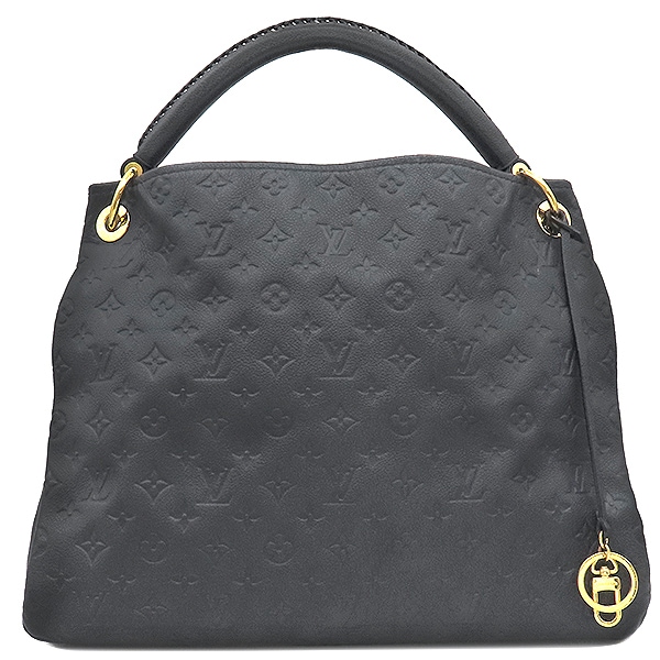 ルイヴィトン LOUIS VUITTON ハンドバッグ アーツィーMM アンフィニ ゴールド金具 トート 紺 M93448 CA2192 【保存袋】【中古】