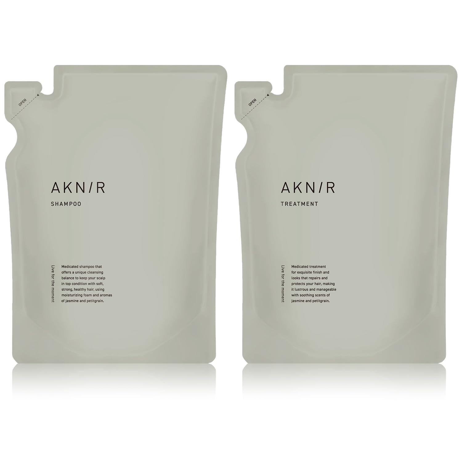 【詰め替え用】AKNIR アクニー 公式 薬用 ヘア シャンプー トリートメント セット 各300ml 梨花 プロデュース 医薬部外品 2.0 本