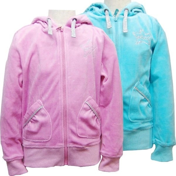 ベロアパーカー　MINI MONICA PARKAおしゃれなキッズガールの子供服です！ 4,696円