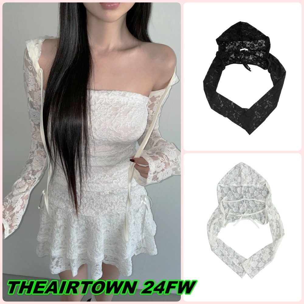 【THEAIRTOWN】suzume rose hood bolero