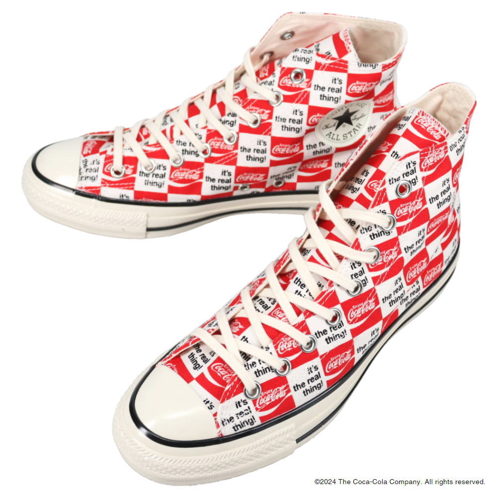 正規品 オールスター US コカコーラ CK ハイ ALL STAR US Coca-Cola CK HI レッド/ホワイト 1SE026