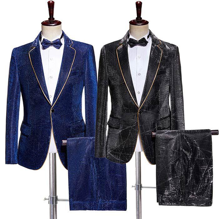 ステージ衣装 メンズ スーツ セットアップ 男性 ステージジャケット パンツ 上下2点セット 紳士服 舞台衣装 ダンス衣装 忘年会 新年会 発表会 演出服 結婚式 イ30%までに制限