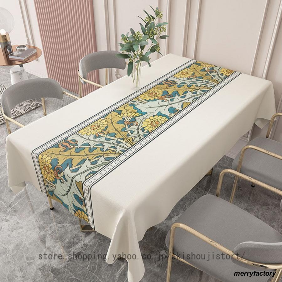 撥水 テーブルクロス 北欧 おしゃれ 長方形 正方形 テーブルカバー 耐熱 耐久性 汚れ防止 はっ水 デスクマット 食卓カバー お手入れ簡単 ダイニング