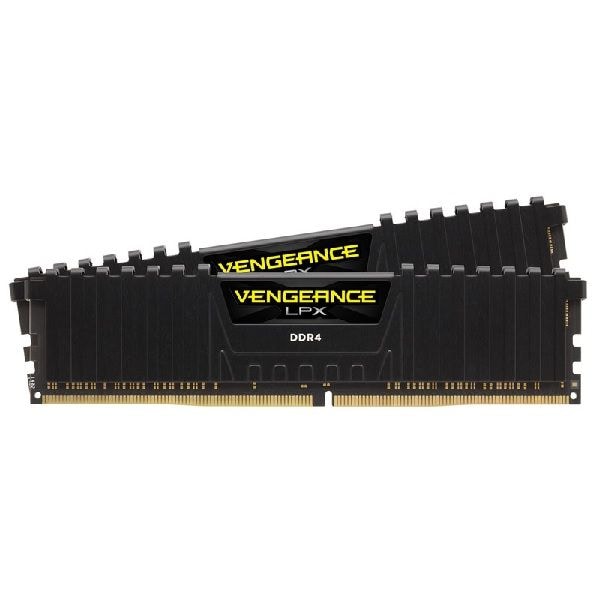 DDR4 デスクトップPC用 メモリモジュール VENGEANCE LPX Series ブラック 16GB×2枚 CMK32GX4M2A2666C16