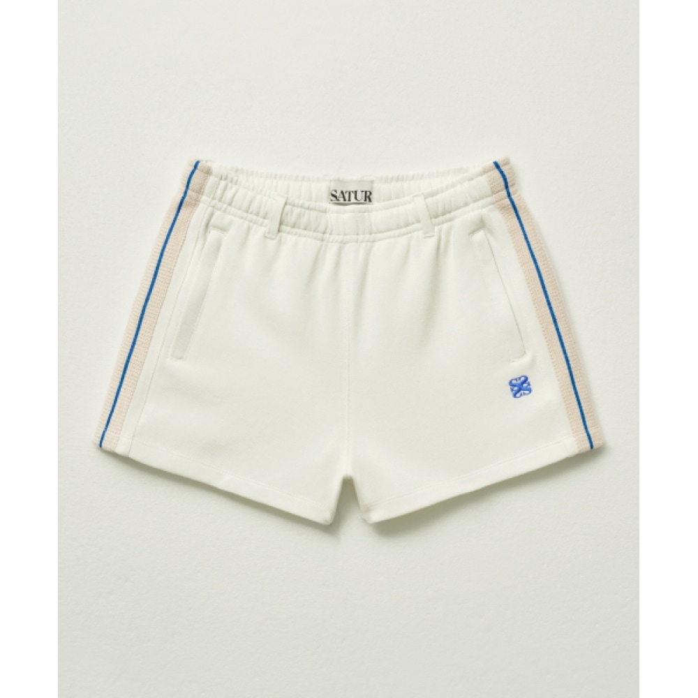SATUR (W) ロートンオールデイトラックショーツホワイト 15,294円