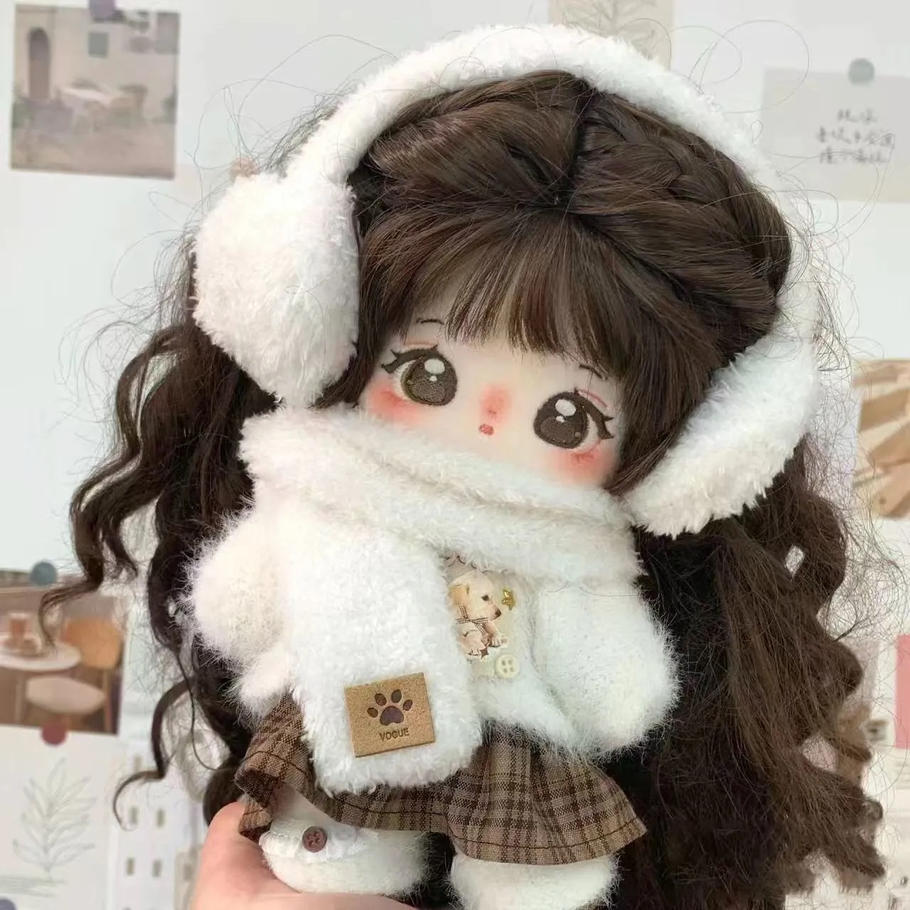 ぬいぐるみキーホルダーバッグペンダントかわいい女の子ブランケット人形ペンダント誕生日ギフト