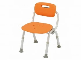 パナソニックエイジフリー シャワーチェア [ユクリア] ミドルおりたたみN オレンジ PN-L42121D