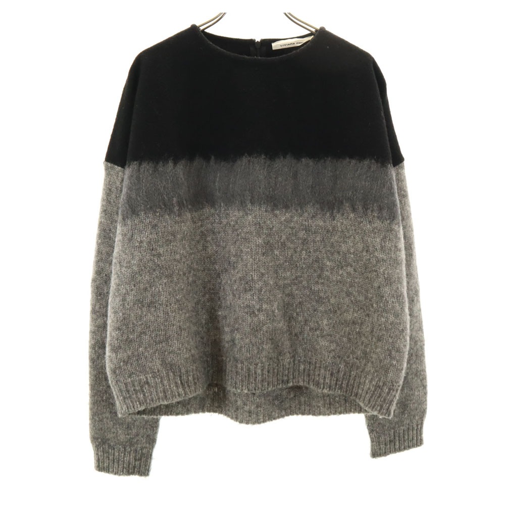 リビアナコンティ 長袖 セーター 40 ブラック 他 LIVIANA CONTI ニット レディース