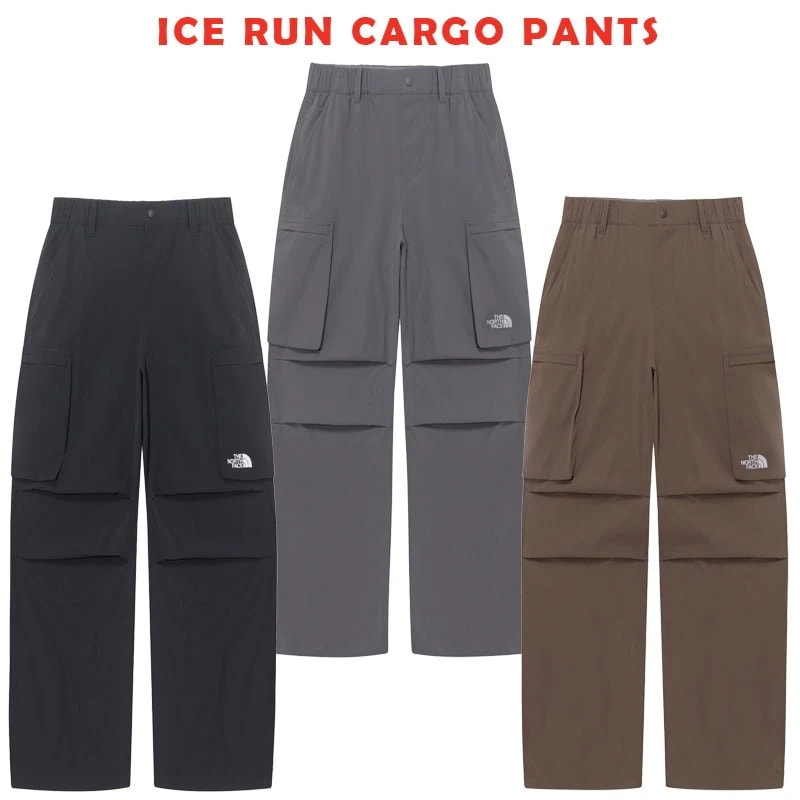 韓国正規品保証 関税負担なしNP6NR07J ICE RUN CARGO PANTS デイリー 基本 着装 男子 女子 人気 韓国 ファッション 男女共用 アウトドア