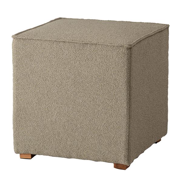 キューブスツール オリーブ 約W40xD40xH41cm